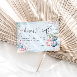 Tarjeta De Recepción Fiesta de Revelación de Género de Invierno Diaper 