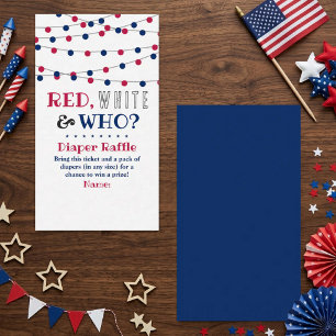 Tarjeta De Recepción Fiesta de Revelación de Género del 4 de Julio: ¿Ro