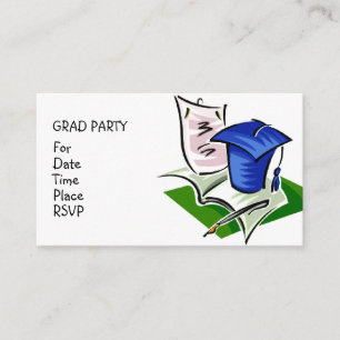 TARJETA DE RECEPCIÓN FIESTA GRAD - PERSONALIZAR