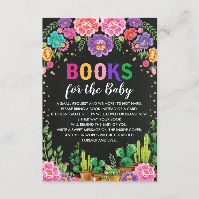 Tarjeta De Recepción Fiesta Nacho Promedio de libros mexicanos para el  (Anverso)