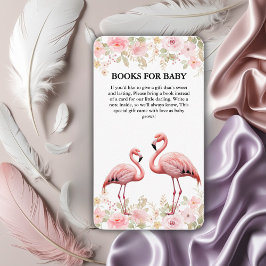 Tarjeta De Recepción Flamingo Flamingo Elegante Floral Rosa