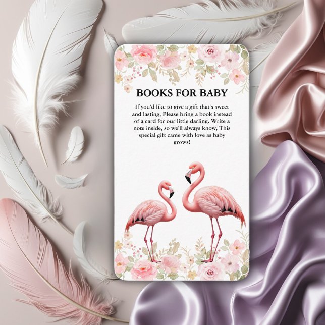 Tarjeta De Recepción Flamingo Flamingo Elegante Floral Rosa (Subido por el creador)
