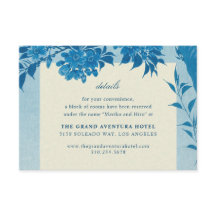 Flor de cerezo azul antiguo japonés