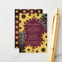 Flor de girasol rústico Eucalyptus Madera acuarela