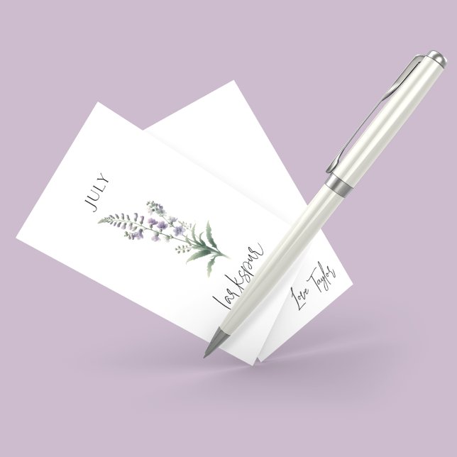 Tarjeta De Recepción Flor de mes de nacimiento de julio (Subido por el creador)