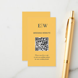 Tarjeta De Recepción Flor de rayo simple elegante con Boda monograma