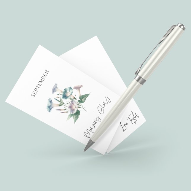 Tarjeta De Recepción Flor en el mes de nacimiento de septiembre (Subido por el creador)