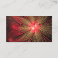 Flor fractal de fanatismo rojo