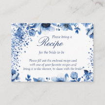 Flora de color azul y blanco en Chinoiserie