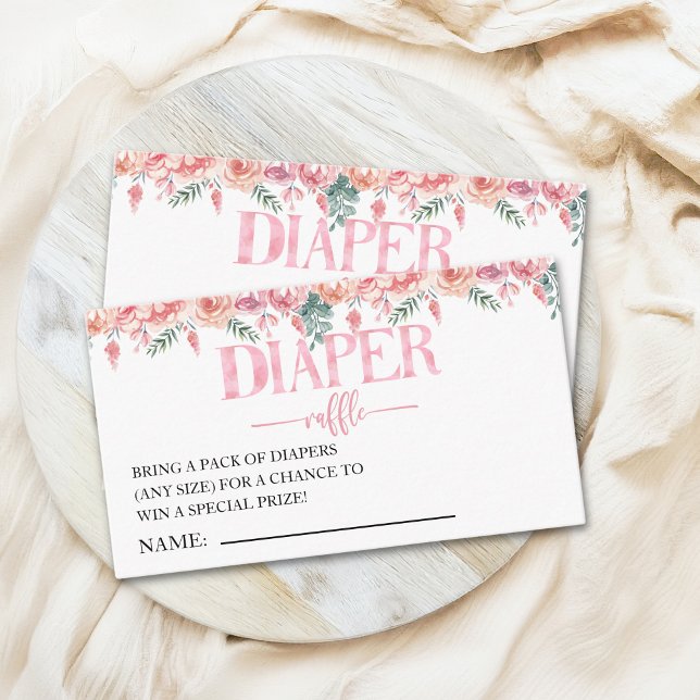 Tarjeta De Recepción Floral Baby Shower – Baby in Bloom Theme (Subido por el creador)