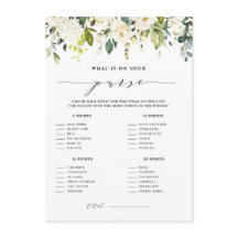 Floral blanca lo que hay en tu juego de ducha de b