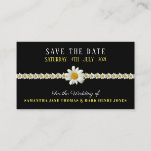 Tarjeta De Recepción Floral de estilo Gatsby, guardar la fecha