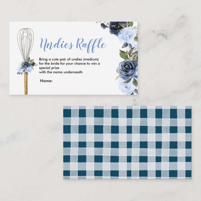 Tarjeta De Recepción Floral de la marina pronto será sacudida y se desp (Anverso / Reverso)