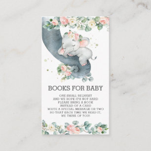 Tarjeta De Recepción Floral Greeneration Elephant Books para la Niña En
