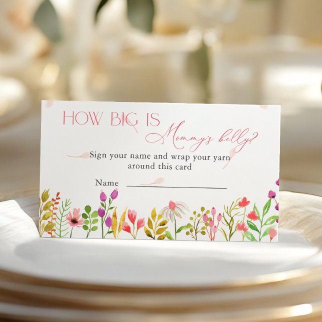 Tarjeta De Recepción Floral Greenery Rustic ¿Qué tan grande es la barri (Subido por el creador)