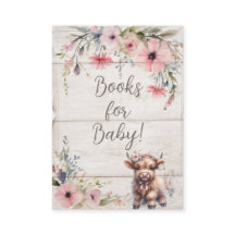Floral Highland Cow Cute libros adorables para beb