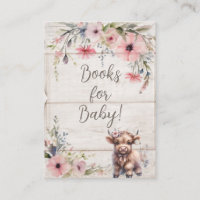Floral Highland Cow Cute libros adorables para beb