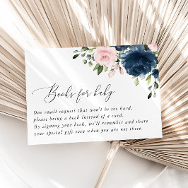 Tarjeta De Recepción Flores Azules De La Marina, Flores Rosa, Libros Pa