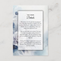 Flores azules suaves y Boda húmedo de lavanda