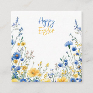Tarjeta De Recepción Flores de primavera de Pascua