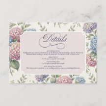Flores delicados de Hortensia Boda