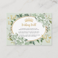 Flores florales de Sage Green Butterflies Quinceañ