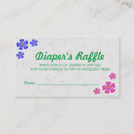 Tarjeta De Recepción Flores rosas y azules Ducha bebé