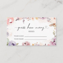 Flores silvestres adivinan cuántos besos de juego