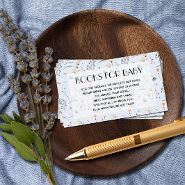 Tarjeta De Recepción Flores silvestres en la solicitud de un libro de B