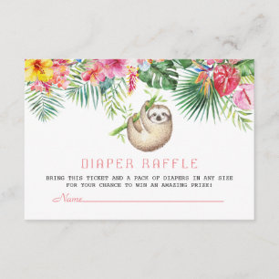 Tarjeta De Recepción Flores tropicales eslovacas divertidas Frame Diape