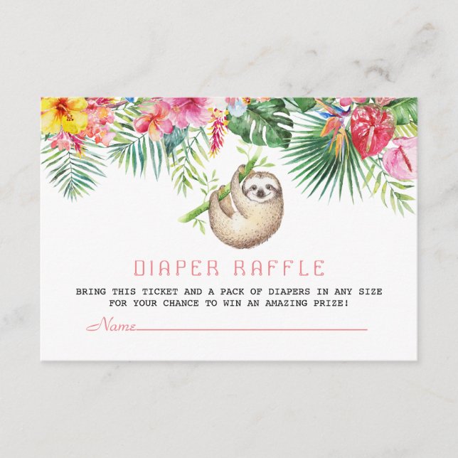 Tarjeta De Recepción Flores tropicales eslovacas divertidas Frame Diape (Anverso)