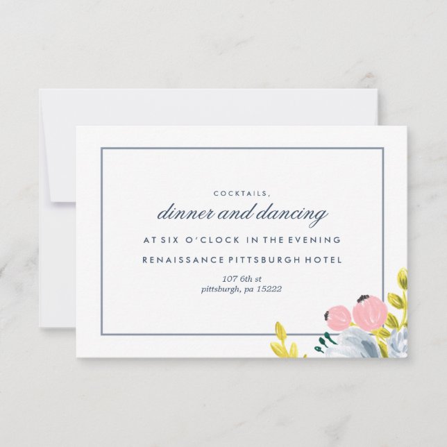 Tarjeta de recepción florida del SPRT BLOOM (Anverso)