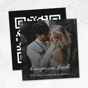 Tarjeta De Recepción Fondo de luna de miel   Boda de fotografía elegant