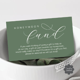 Tarjeta De Recepción Fondo de luna de miel boda, Wish, mínimo moderno