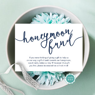 Tarjeta De Recepción Fondo de luna de miel: deseo de efectivo, Boda rus