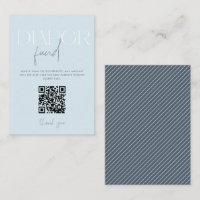 Fondo de pañales azules moderno Baby Shower QR Cod
