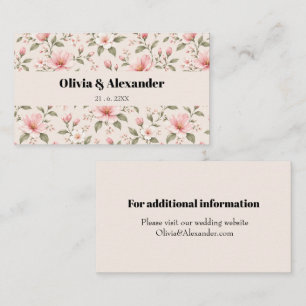 Tarjeta De Recepción Fondo floral sin costuras de flor de cerezo rosa s