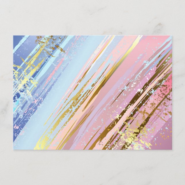 Tarjeta De Recepción Fondo rosa texturizado (Anverso)