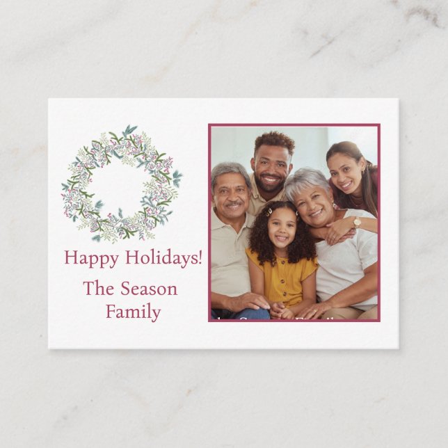 Tarjeta De Recepción Fotcarta de la guerra de navidad (Anverso)