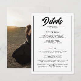 Tarjeta De Recepción Foto de Casual