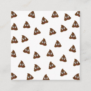 Tarjeta De Recepción Foto de postas sonrientes de la emoji Poo