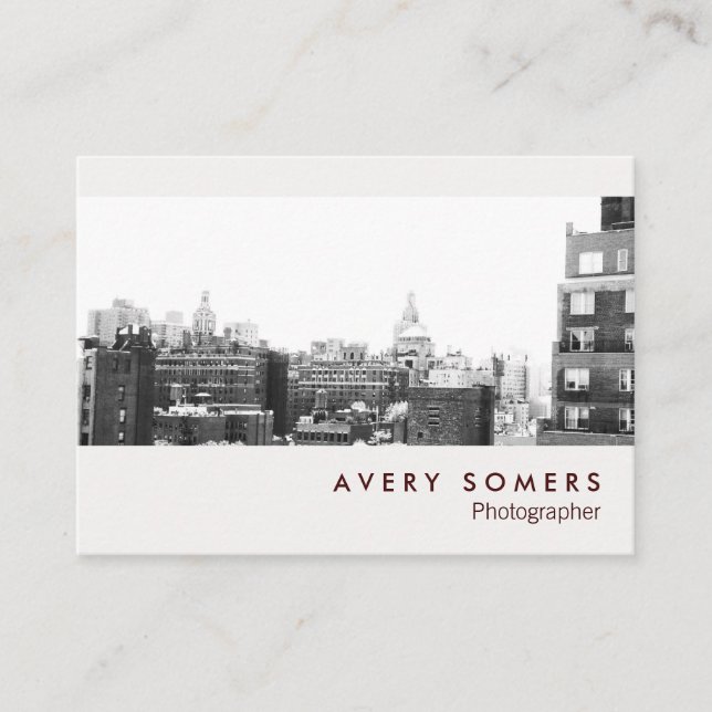 Tarjeta De Recepción Fotógrafo profesional Fotografía Insertar fotograf (Anverso)
