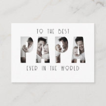 Fotomontaje personalizado del mejor papá del mundo