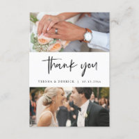 Fotos de bodas Gracias, escritura simple moderna