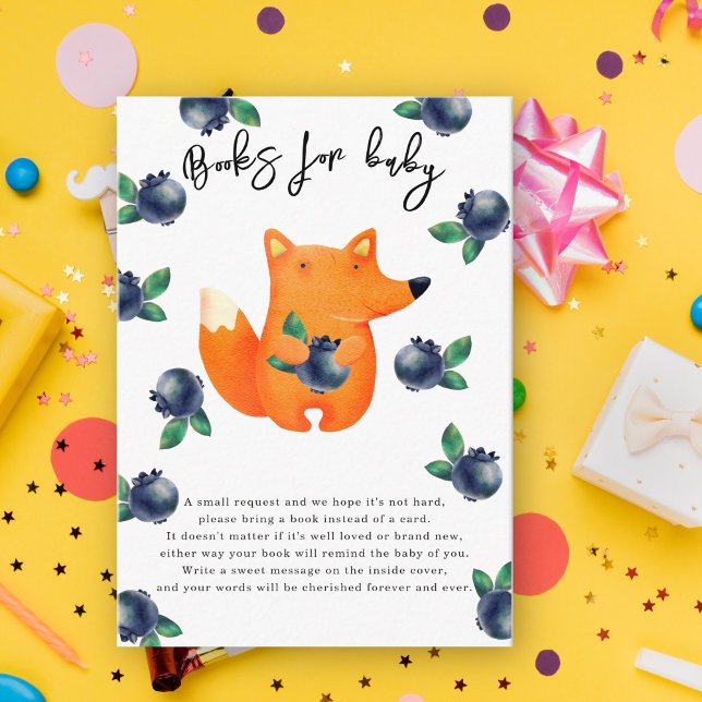 Tarjeta De Recepción Fox y los arándanos - libros para el bebé (Subido por el creador)