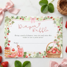 Fresas Dulces con Lazo Rosa Baby Shower