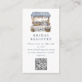 Tarjeta De Recepción Fresco fuera del mercado - Novia en el mercado cos