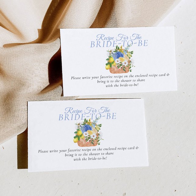 Tarjeta De Recepción Fresh Off The Market Bridal Shower Comparte Una Re (Subido por el creador)