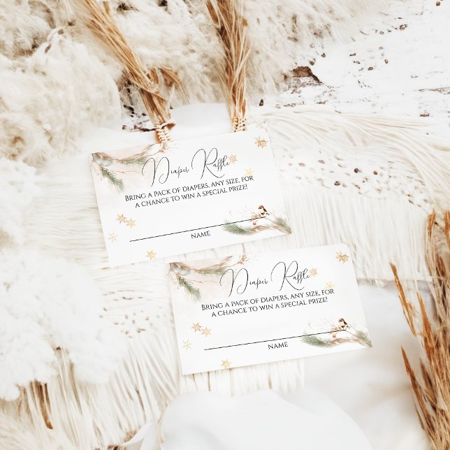 Tarjeta De Recepción Frío fuera de Woodland Bear Diaper de Invierno Raf (Subido por el creador)