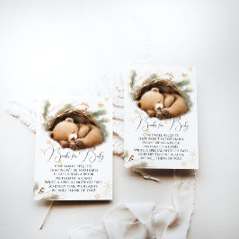 Tarjeta De Recepción Frío fuera de Woodland Oso Books Baby Books